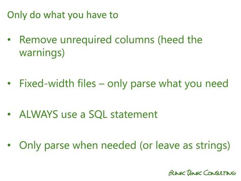 Ppt Ssis Dataflow Performance Tuning Jamie Thomson Powerpoint