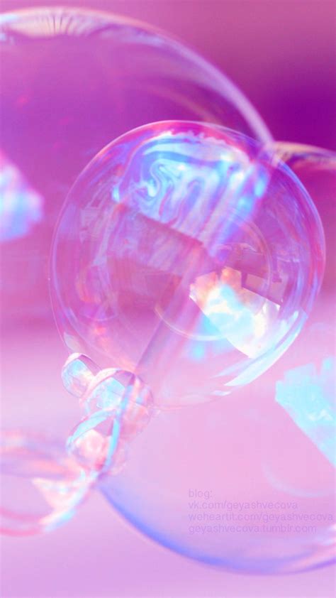 We Heart It | Bubbles wallpaper, Pink background, Aesthetic iphone wallpaper