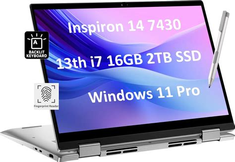 Amazon Dell Inspiron 14 7430 Laptop Empresarial 2 En 1 Pantalla