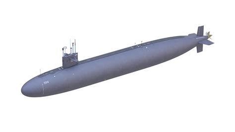 Uss Permit Ssn 594 3d Model By Frezzy