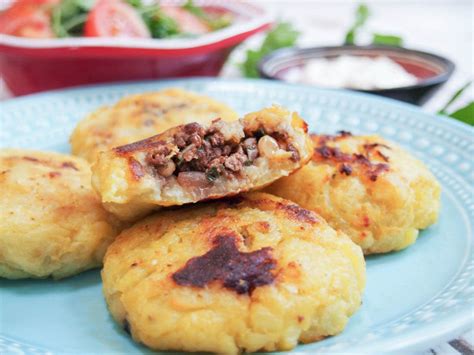 Persian Lamb Stuffed Potato Cakes Carolines Cooking