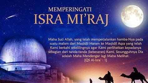 Bacaan Doa Malam Isra Miraj 27 Rajab 1442 Hijriyah Kumpulan Amalan