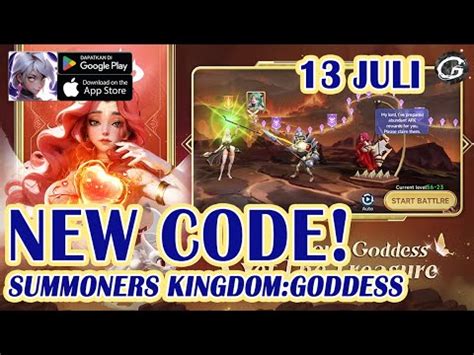 New Code Summoners Kingdom Goddess Giftcode How To Redeem Code