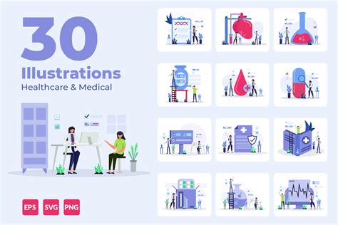 Premium Healthcare Illustration Pack From Healthcare And Medical Illustrations