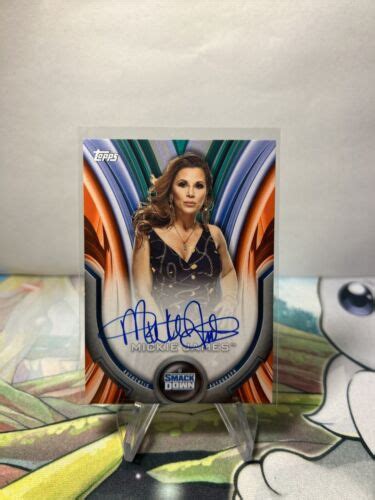 Topps Wwe Women S Division Roster Autographs Orange A Mj Mickie