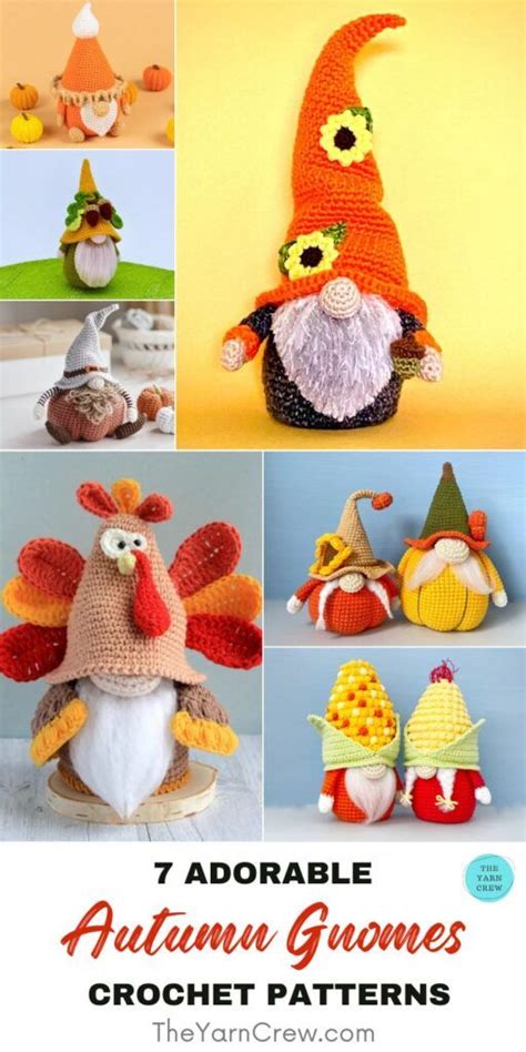 7 Adorable Crochet Autumn Gnome Patterns The Yarn Crew Gnome