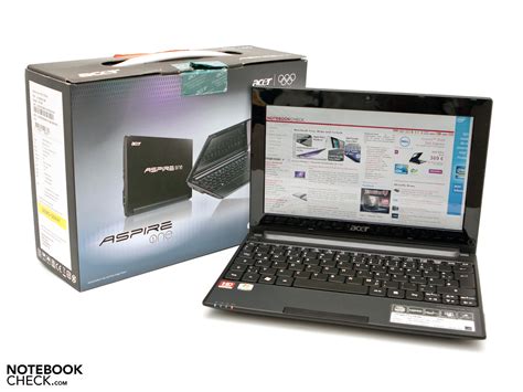 Review Acer Aspire One Netbook Notebookcheck Net Reviews