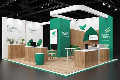 Premium Photo Sustainability Conference Branding Mockup Integrate The