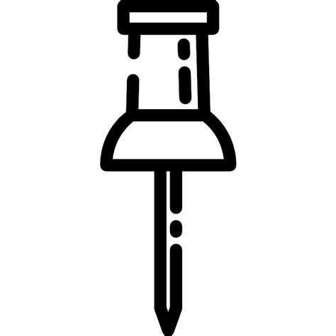 Push Pin Pointing Down Vector SVG Icon - SVG Repo