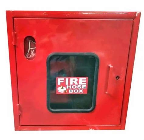 Mild Steel Single Door Fire Hose Box Size 400 X 600 X 250mm At Rs