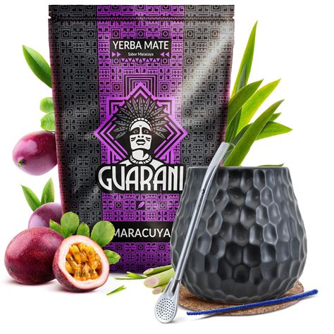 Tienda De Yerba Mate Yerba Mate Set De Inicio Guarani Maracuya G