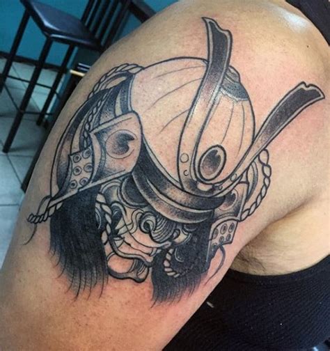 100 Japanese Samurai Mask Tattoo Designs For Men