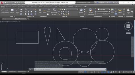 Uso De Las Herramientas B Sicas De Autocad Youtube