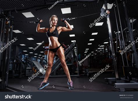 Sexy Hot Blonde Fitness Bikini Girl Stock Photo 551639683 Shutterstock