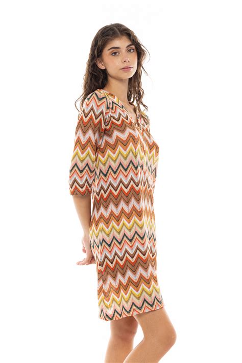 Γυναικείο Beachdress Pink Label Φόρεμα Εμπριμέ Βαμβακερό lingerie shop gr