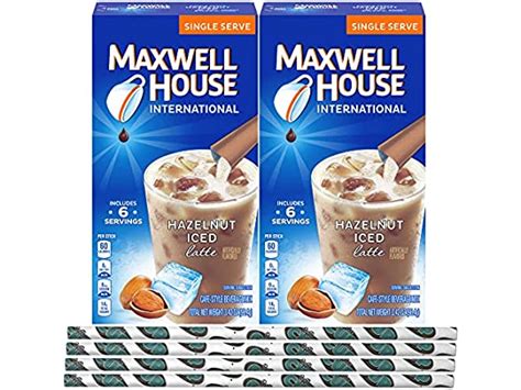 (2-Pk) Maxwell House Iced Hazelnut Instant Coffee