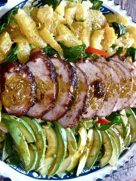 Flavors Of The Sun Island Pork Tenderloin Salad With Coconut Bread