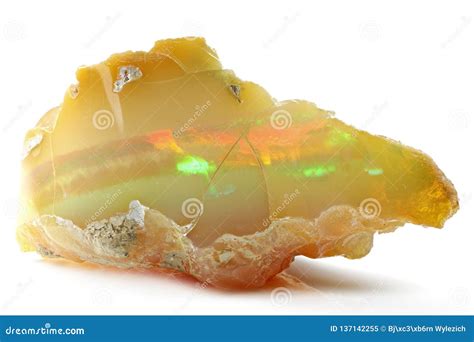 Ethiopian Welo Opal Stock Image Image Of Ethiopia Mineralogy 137142255