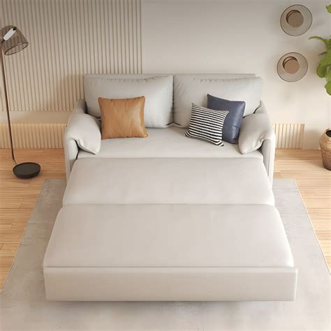 foldable convertible sofa pillow included futon sofa bed  storage