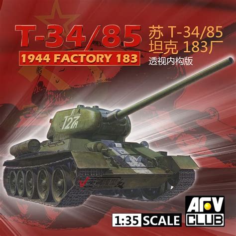 T-34/85 char Soviétique - Zvezda 3533 - Maquette - fr