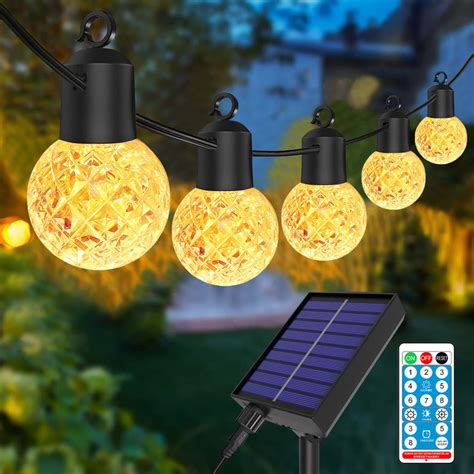 Btctomoon Guirlande Lumineuse Solaire Exterieur M Led Guirlande