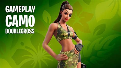 Gameplay Camo Doublecross Rare Outfit Skin Fortnite Youtube