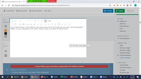 creating  date range option xm community