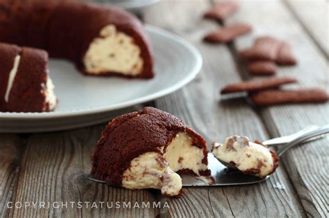 Ciambella Di Pavesini Al Cacao Con Crema Al Latte Dolce Senza Cottura