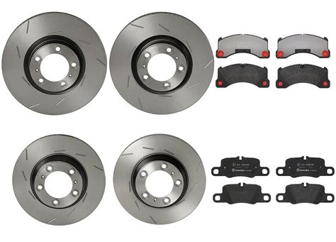 Brembo Front Rear Brake Kit Disc Rotors Low Met Pads For Porsche