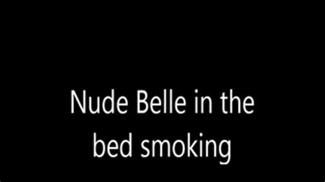 Luvlybelle Nude On The Floor Smoking