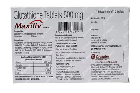 Maxiliv 500 MG Order Maxiliv 500 MG Tablet Online At Truemeds