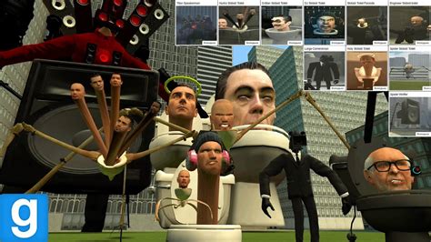 Gmod Skibidi Toilet Dupes Skibidi Toilets G Man Dj Engineer