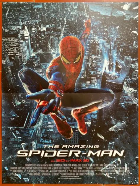 THE AMAZING SPIDER MAN Marc WEBB Andrew GARFIELD Marvel Posters 40x60cm