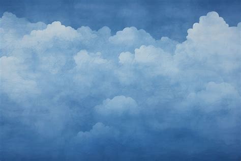 Silkscreen blue cloud pattern backgrounds | Premium Photo Illustration ...