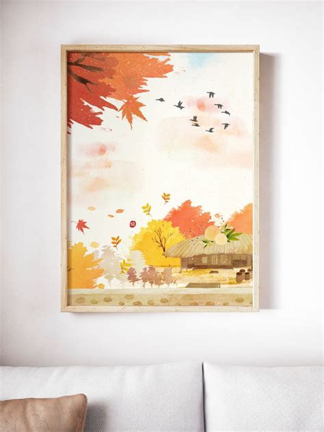 Korean Wall Art Korean Art Print Korean Art Poster Korean Etsy In