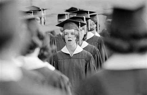 Edgewood High Graduates 215 Photograph Wisconsin Historical Society