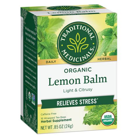 Buy Traditional Medicinals Lemon Balm 16 Tea Bags Online At Best Price In The Uae Life Pharmacy