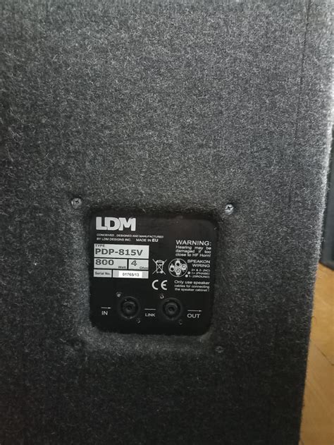 Kolumny LDM PDP 800 W 4 Ohm Nysa OLX Pl