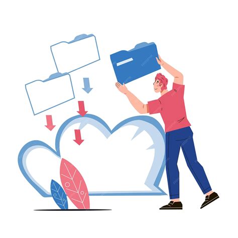 Download de arquivo no armazenamento em nuvem online transferência de