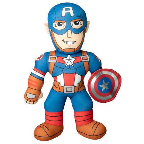 Peluche Capitan America Marvel Cm Som Brinquedos E Artigos De