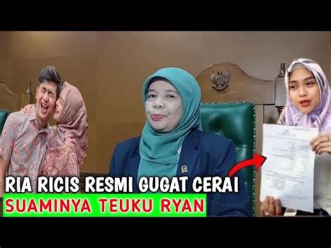 Ria Ricis Resmi Gugat Cerai Suaminya Teuku Rian YouTube