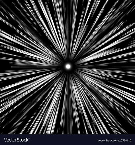 Warp speed abstract background stars blurred Vector Image