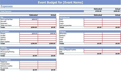 Sample Marketing Budget Spreadsheet — excelxo.com