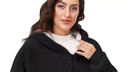 Oversized Teddy Fleece Blanket Hoodie With 48 Out Of Five Customer
