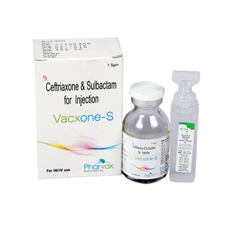 Ceftriaxone Sulbactam For Injection Manufacturer Supplier And PCD