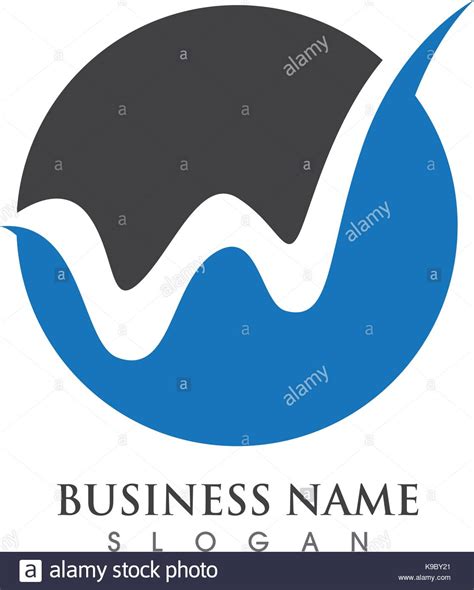 W Letter Logo Business Template Vector Icon Stock Vector Image Art