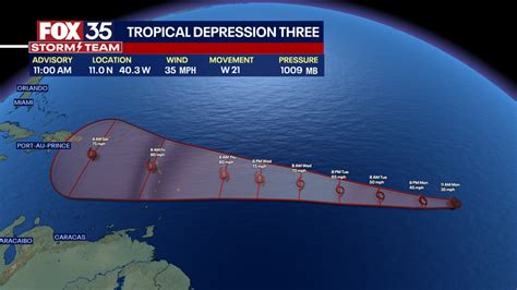 Tropical Depression 3 Expected To Strengthen Into Hurricane Bret Nhc