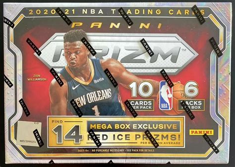 2020 21 Panini Prizm Basketball Mega Box With 6 Packs Pristine Auction