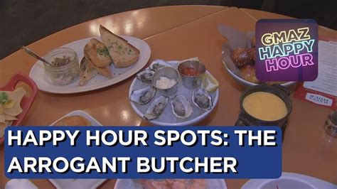 Happy Hour Spots The Arrogant Butcher YouTube