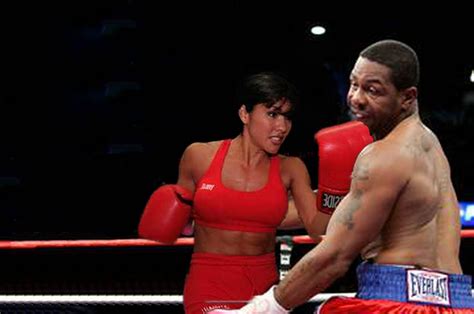 Mia St John wicked left uppercut by bootlegr on DeviantArt